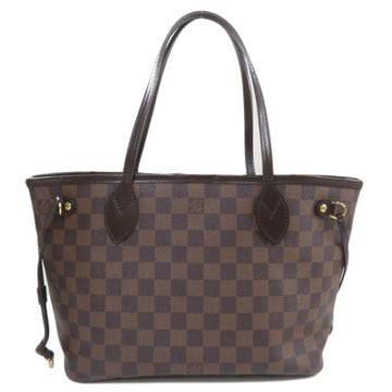 LOUIS VUITTON N51109 Neverfull PM Damier Ebene Tote Bag Monogram Canvas Women's