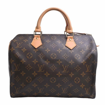 LOUIS VUITTON Monogram Speedy 30 Handbag Mini Boston Bag M41526 Brown Women's