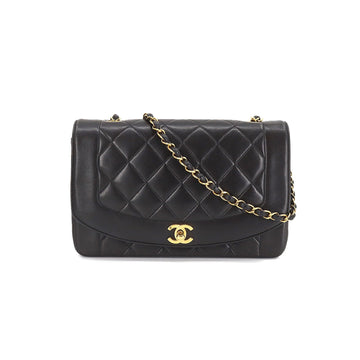 Chanel Women's Leather Shoulder Bag Black