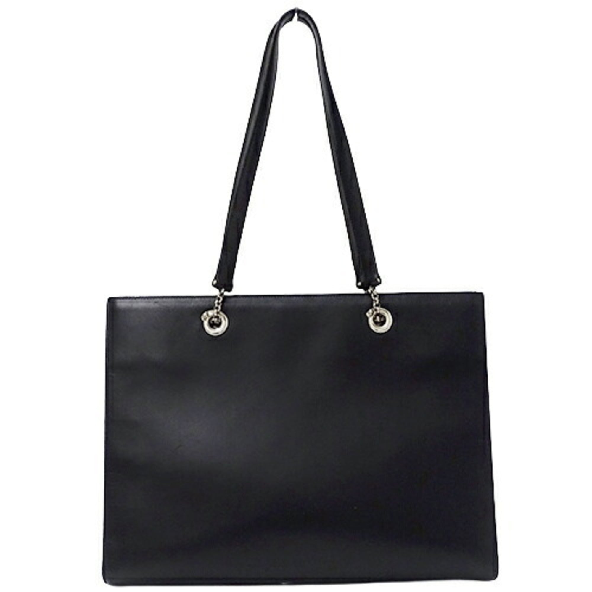 CARTIER Bag Women s Tote Shoulder Panthere Leather Black