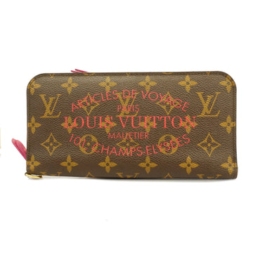 LOUIS VUITTONAuth  Monogram Monogram Portefeuille En Solid M60391 Indian Rose