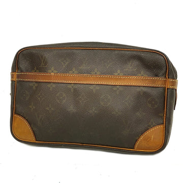 LOUIS VUITTON Clutch Bag Monogram Compiegne 28 M51845 Brown Men's Women's