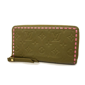 LOUIS VUITTONAuth  Monogram Empreinte Zippy Wallet M62451 Women's Long Wallet