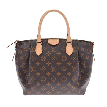 LOUIS VUITTON Monogram Turen PM Brown M48813 Women's Canvas Handbag