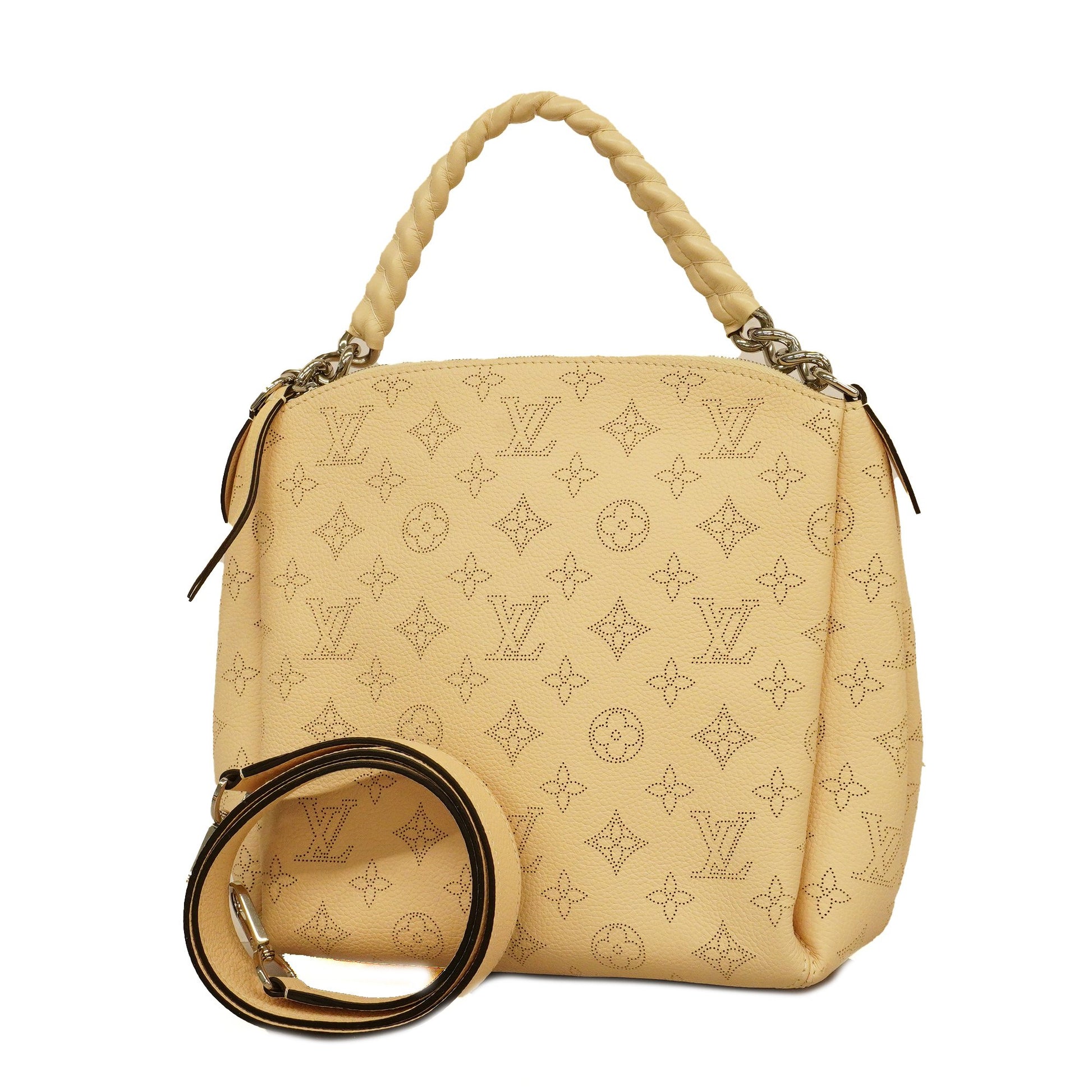 Louis Vuitton Beige Leather Babylone Chain BB Shoulder Bag Louis