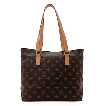 LOUIS VUITTON Hippo Piano Tote Bag Monogram Canvas Tanned Leather  M51148 Women's Brown