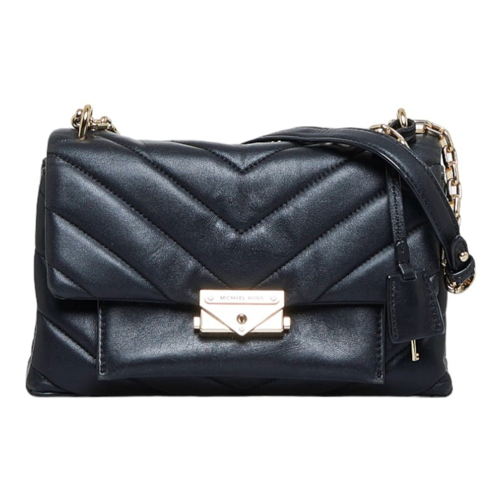 Michael kors black purse deals with lock