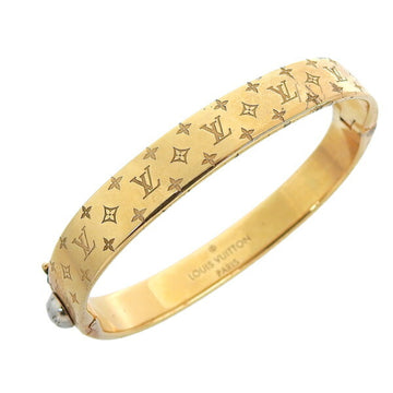 LOUIS VUITTON Cuff Nanogram Bangle #M M00254 Pink Gold Ladies