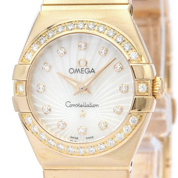 OMEGA Constellation Diamond MOP 18K Pink Gold Watch 123.55.24.60.55.001 BF561030