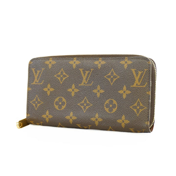 Louis Vuitton Monogram Zippy Wallet M60017 Men,Women,Unisex Long Wallet