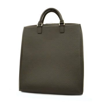 LOUIS VUITTONAuth  Monogram Glace Erwin M46580 Men's Handbag,Tote Bag Coffee