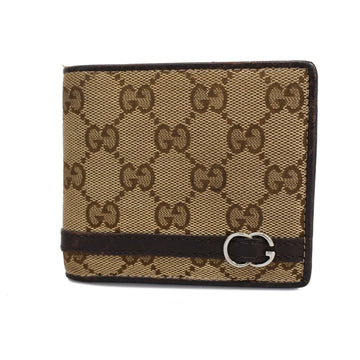 GUCCIAuth  Bifold Wallet Convert 268502 Women's GG Canvas Wallet [bi-fold] Beige