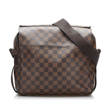 Louis Vuitton Damier Naviglio Shoulder Bag N45255 Ebene Brown PVC Leather Women's LOUIS VUITTON