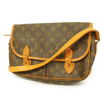 LOUIS VUITTON Shoulder Bag Monogram Gibessiere MM M42247 Brown Ladies