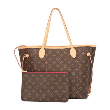 LOUIS VUITTON Neverfull MM Monogram Tote Bag Canvas M41178 Brown Women's