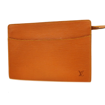 LOUIS VUITTONAuth  Epi Pochette Homme M52528 Women's Clutch Bag Gold Cipango