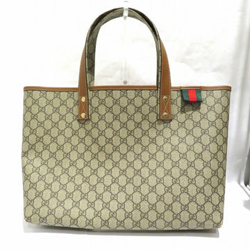 GUCCI Sherry Line GG Supreme 211134 Bag Tote Ladies