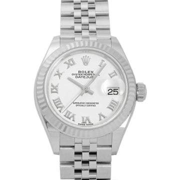 ROLEX Datejust 28 279174 White Roman Dial Watch Ladies