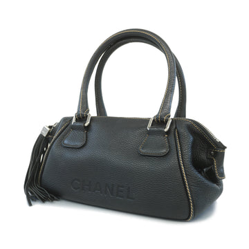 CHANELAuth  Handbag Women's Leather Black