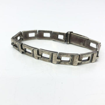 GUCCI shape logo bracelet  silver