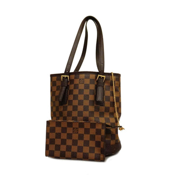 LOUIS VUITTON Tote Bag Damier Marais N42240 Ebene Ladies