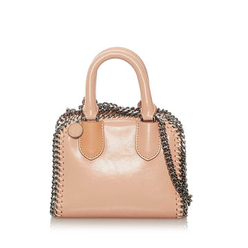 Stella McCartney Chain Shoulder Bag Handbag Pink Leather Ladies