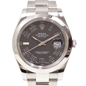 ROLEX Datejust 2 Men's 116300 Automatic Random Number SS Watch Winding 041695