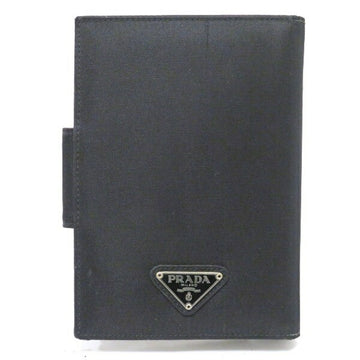 PRADA nylon black brand accessory notebook cover ladies
