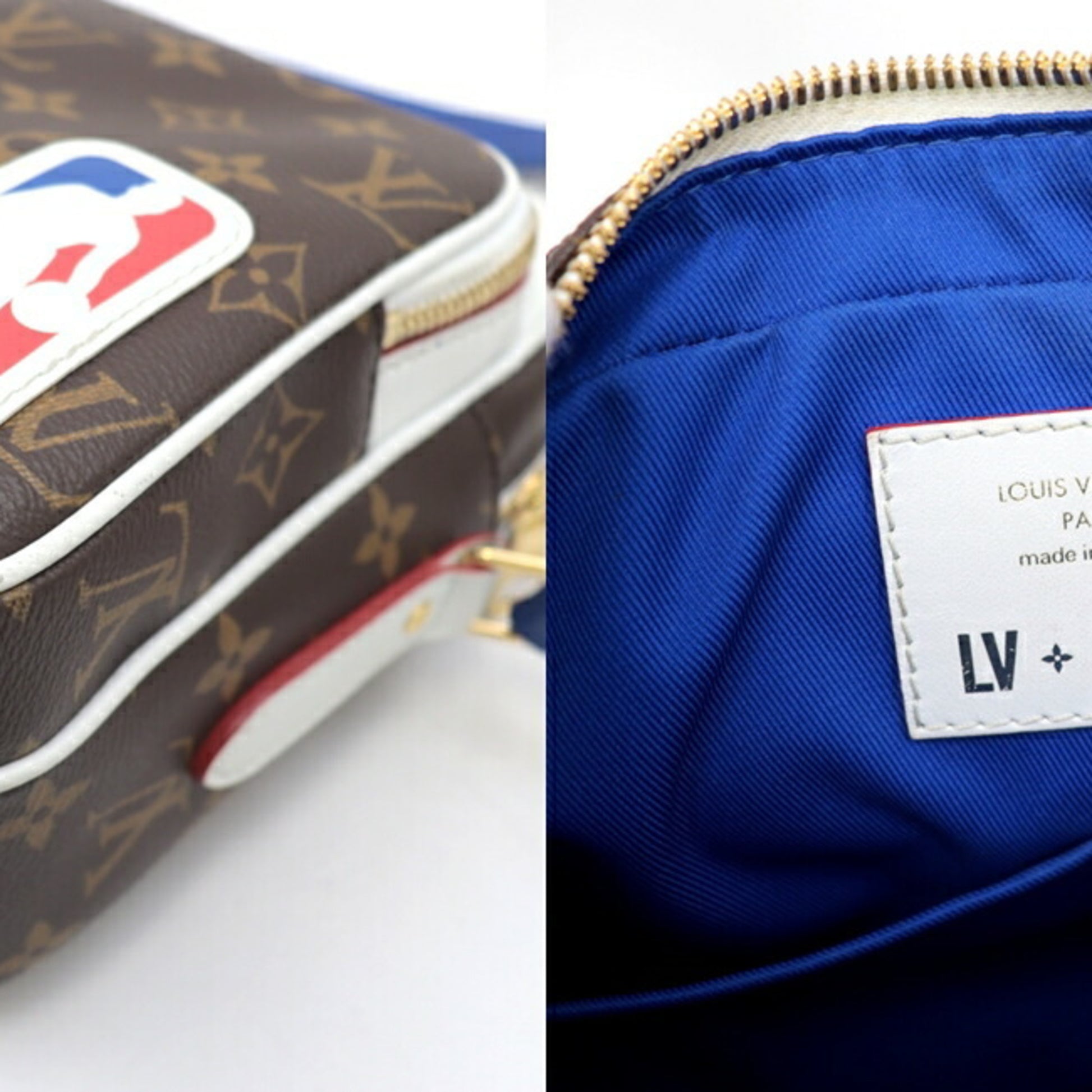 Louis Vuitton x NBA Studio Messenger Black in Leather with Gold-tone - US