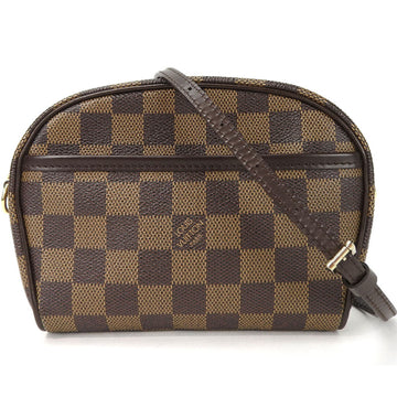 LOUIS VUITTON Shoulder Bag Pochette Ipanema N51296 Damier Ebene Leather Women's  shoulder bag