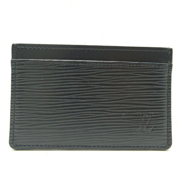 Louis Vuitton Simple Card Case Men's Card Case M63512 Epi Noir (Black)