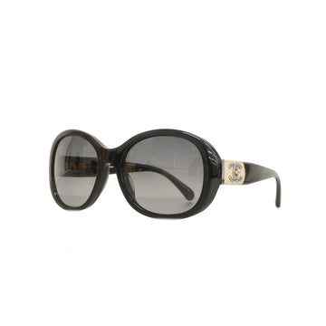 CHANELAuth  Women's Black Sunglasses silver hardware 5235-QA