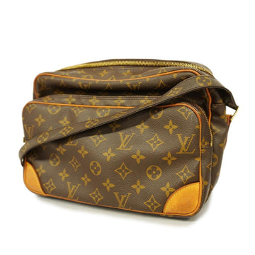 LOUIS VUITTON Shoulder Bag Monogram Nile M45244 Brown Ladies