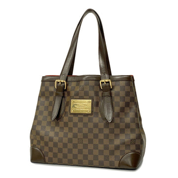 LOUIS VUITTON Tote Bag Damier Hampstead MM N51204 Ebene Ladies