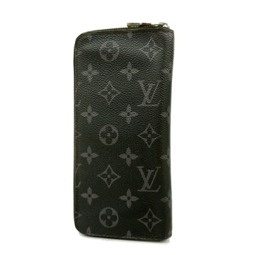 LOUIS VUITTONAuth  Monogram Eclipse Zippy Wallet Vertical M62295 Long Wallet