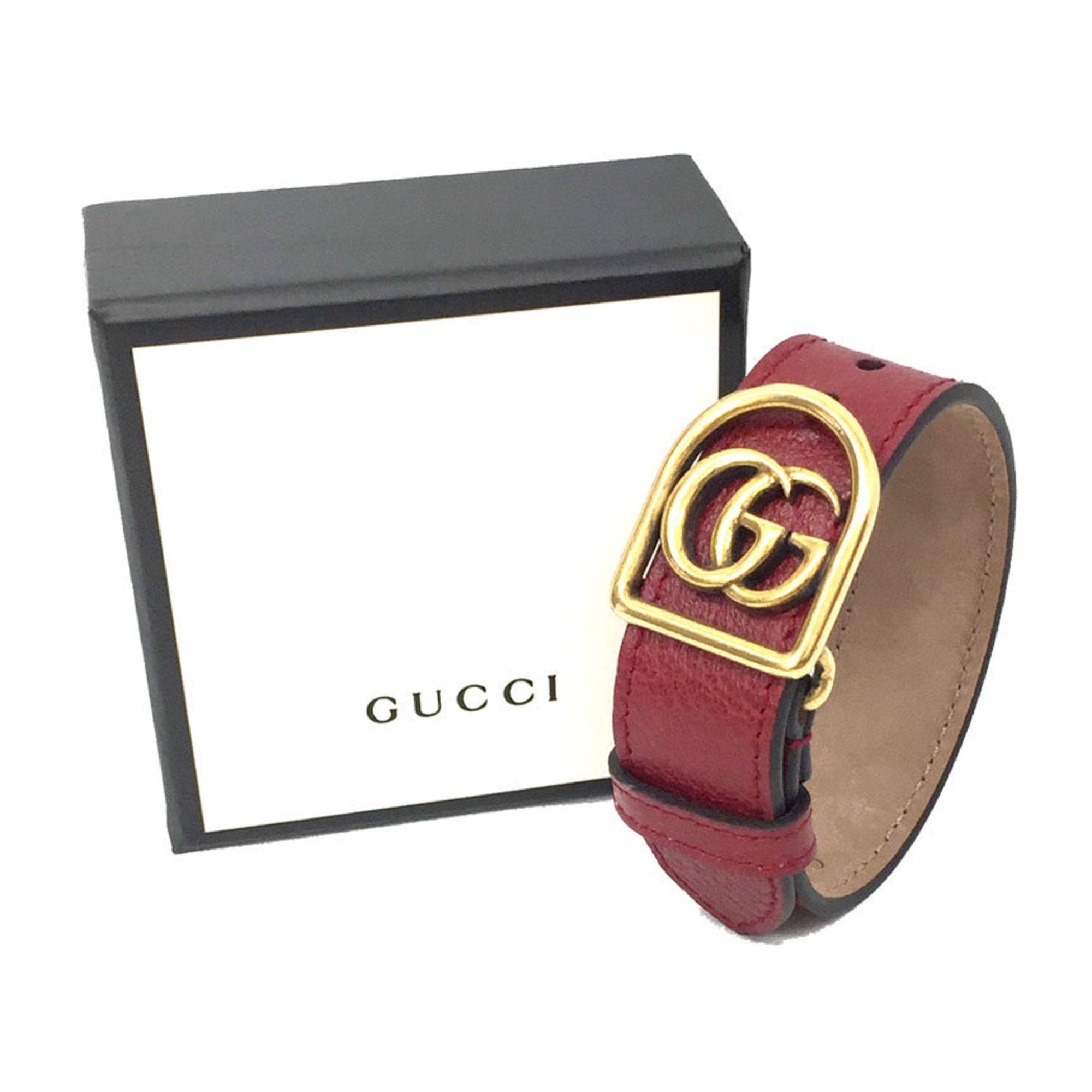 Gucci Marmont Double G Leather Bracelet  Rent Gucci jewelry for 55month