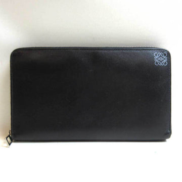 LOEWE Clutch Second Pouch Black Anagram Leather