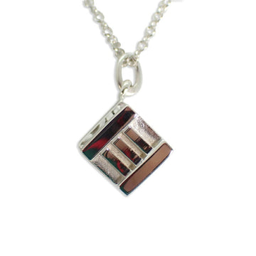 TIFFANY 925 atlas cube pendant necklace