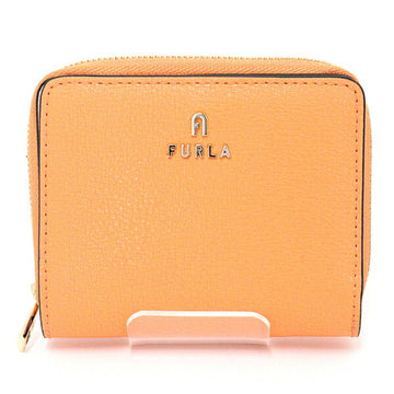 FURLA Magnolia bi-fold wallet round women's WP00177 AX0732 orange pink