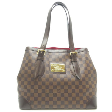 LOUIS VUITTON Hampstead MM Women's Tote Bag N51204 Damier Ebene [Brown]