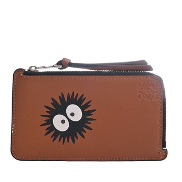 LOEWE Leather L-shaped coin case Makkurokurosuke My Neighbor Totoro Ghibli collaboration C643Z40X01 Black/Brown Ladies