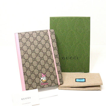 GUCCI DISNEY x  Daisy Duck Large Notebook 661731 Beige & Ebony