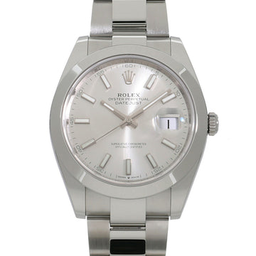 ROLEX Datejust 41 Silver 126300 Men's Watch