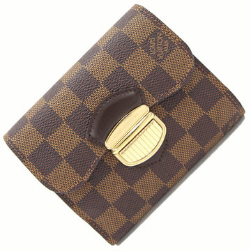 LOUIS VUITTON Trifold Wallet Damier Portefeuillejoy N60034 Women's Medium