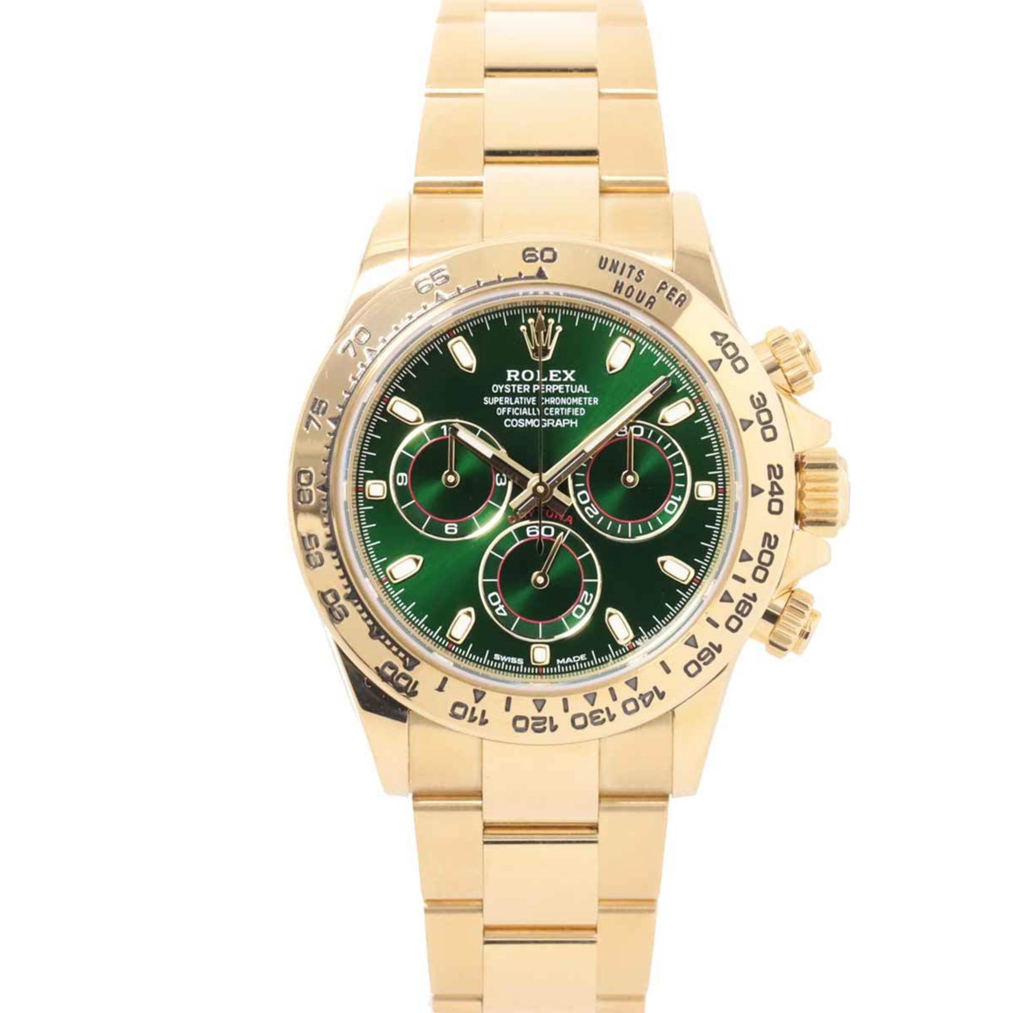 Rolex 116508 green online dial