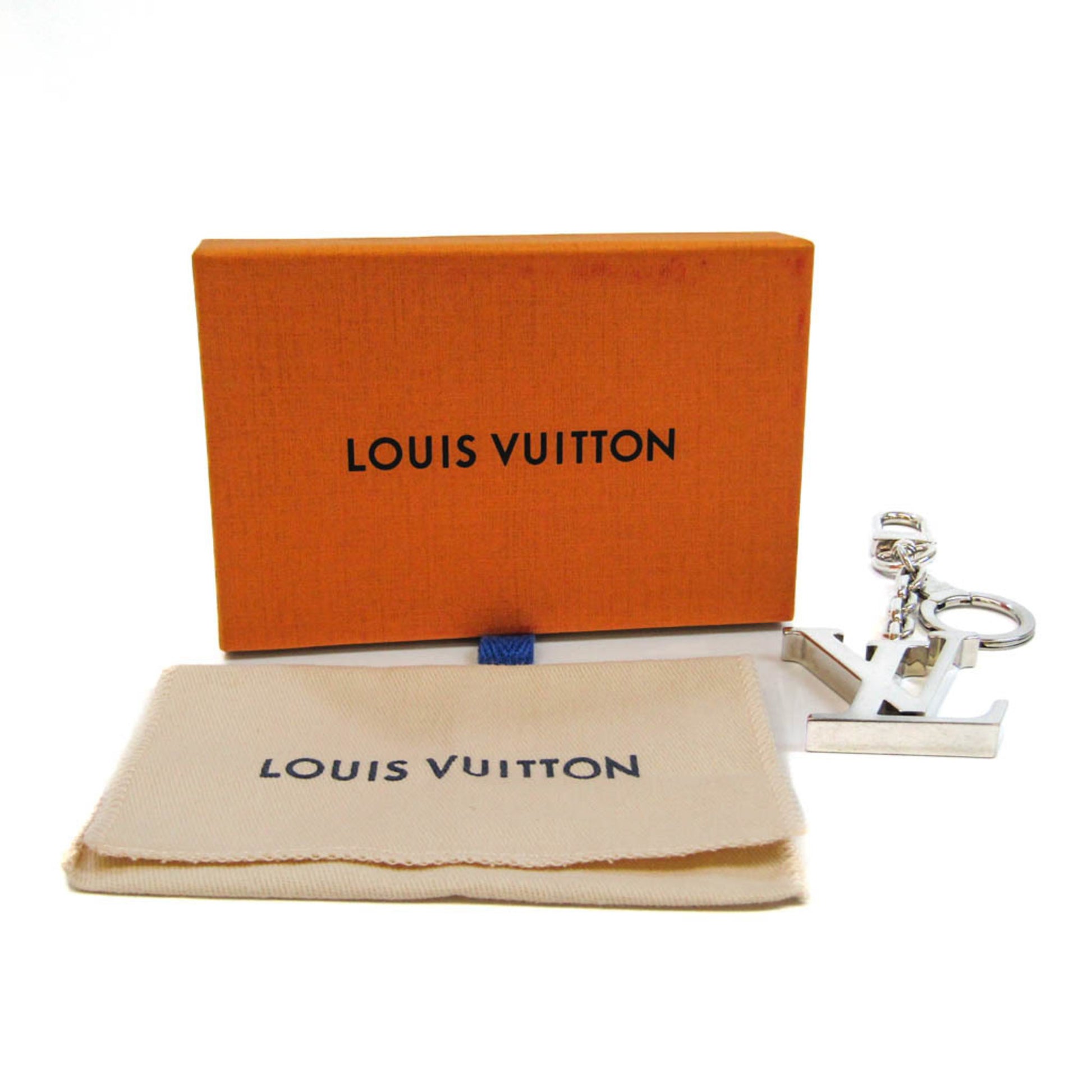 Authenticated Used Louis Vuitton Initial Key Chain M65071 Keyring (Silver)
