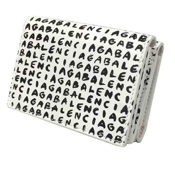 BALENCIAGA tri-fold wallet CASH MINI cash mini 594312IWVG3 9188 black and white Balenciaga small