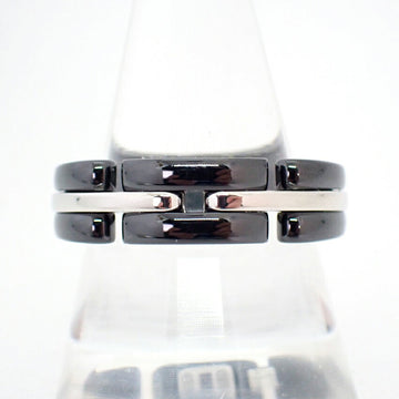 CHANEL/ Chanel 750WG Black Cera Ultra Ring No. 18