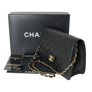 Chanel matelasse bag 97's lambskin black x hardware gold A03569 4858317 G card, box, NT