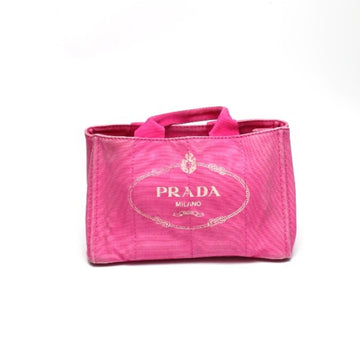 PRADA Canvas Canapa Tote BN2642  Pink Bag